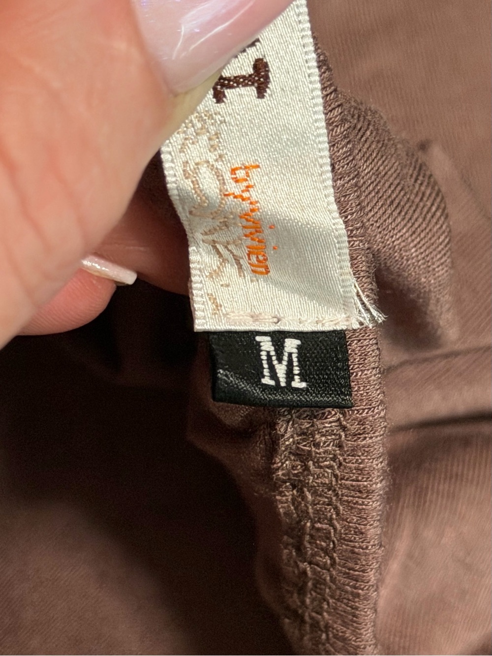 Origami Chocolate Brown Adjustable Spaghetti Strap Slip Camisole Tank Top - Picture 4 of 8